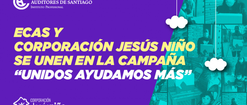 La ECAS y la Corporación Jesús Niño se unen en la campaña "Unidos ayudamos más"